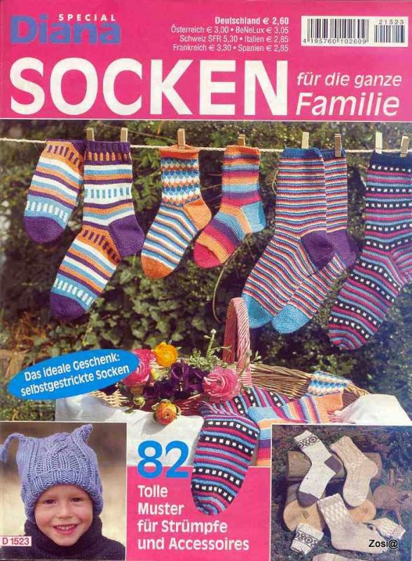Socken für die ganze familie D1523